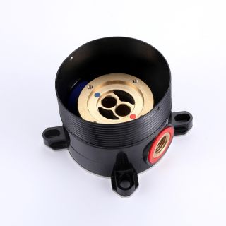 Напольный смеситель для ванны ABBER Wasserfall чёрный матовый AF8615B